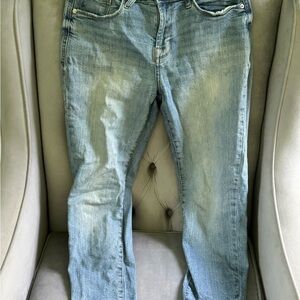 Kensie Light Blue Straight Leg Jeans